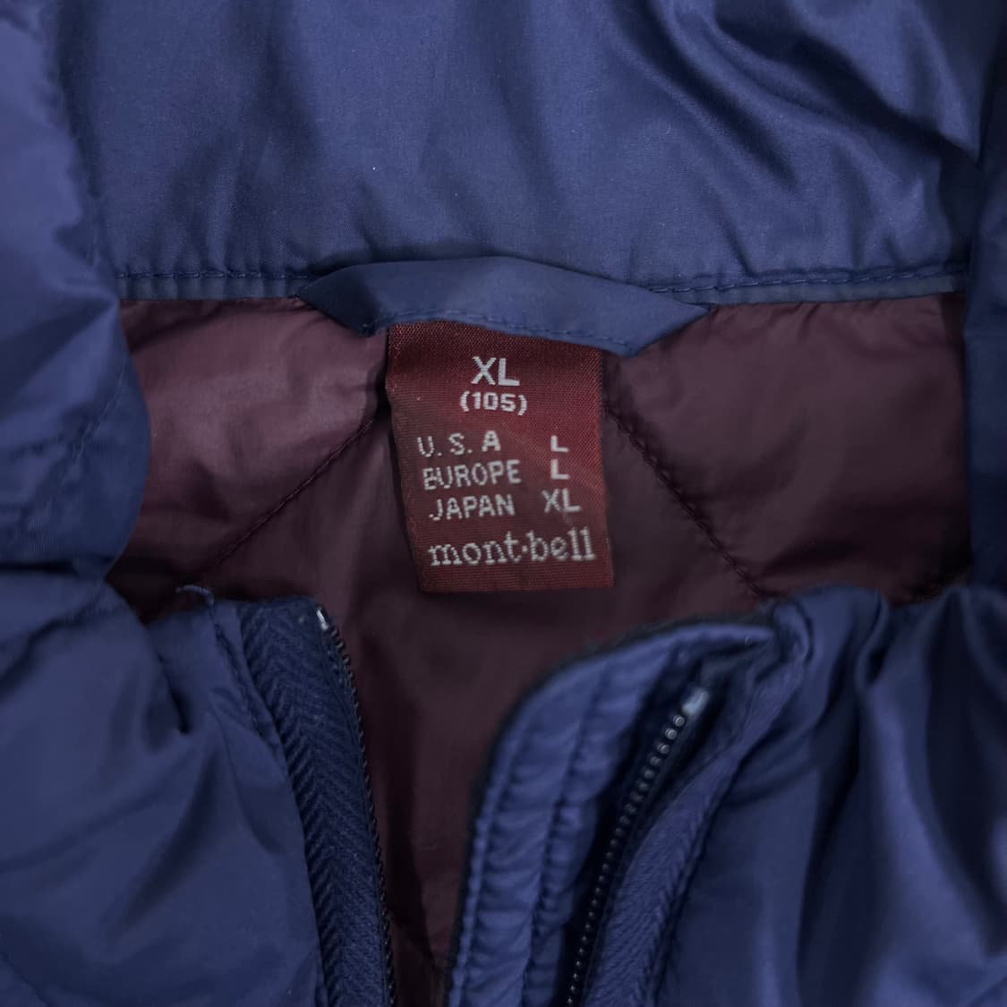 몽벨 퀼팅 자켓 네이비 상품이미지3