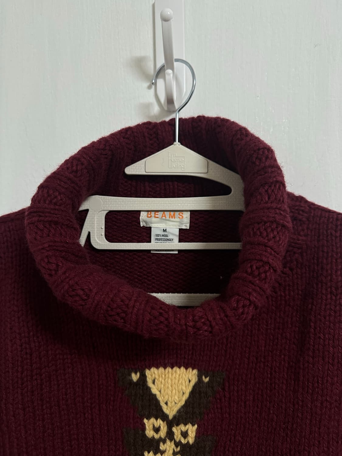 Beams 노르딕 코위찬 스웨터 울 100% 상품이미지3