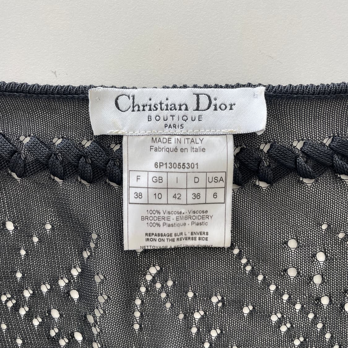 크리스찬 디올 시스루 튜닉 탑 상품이미지7