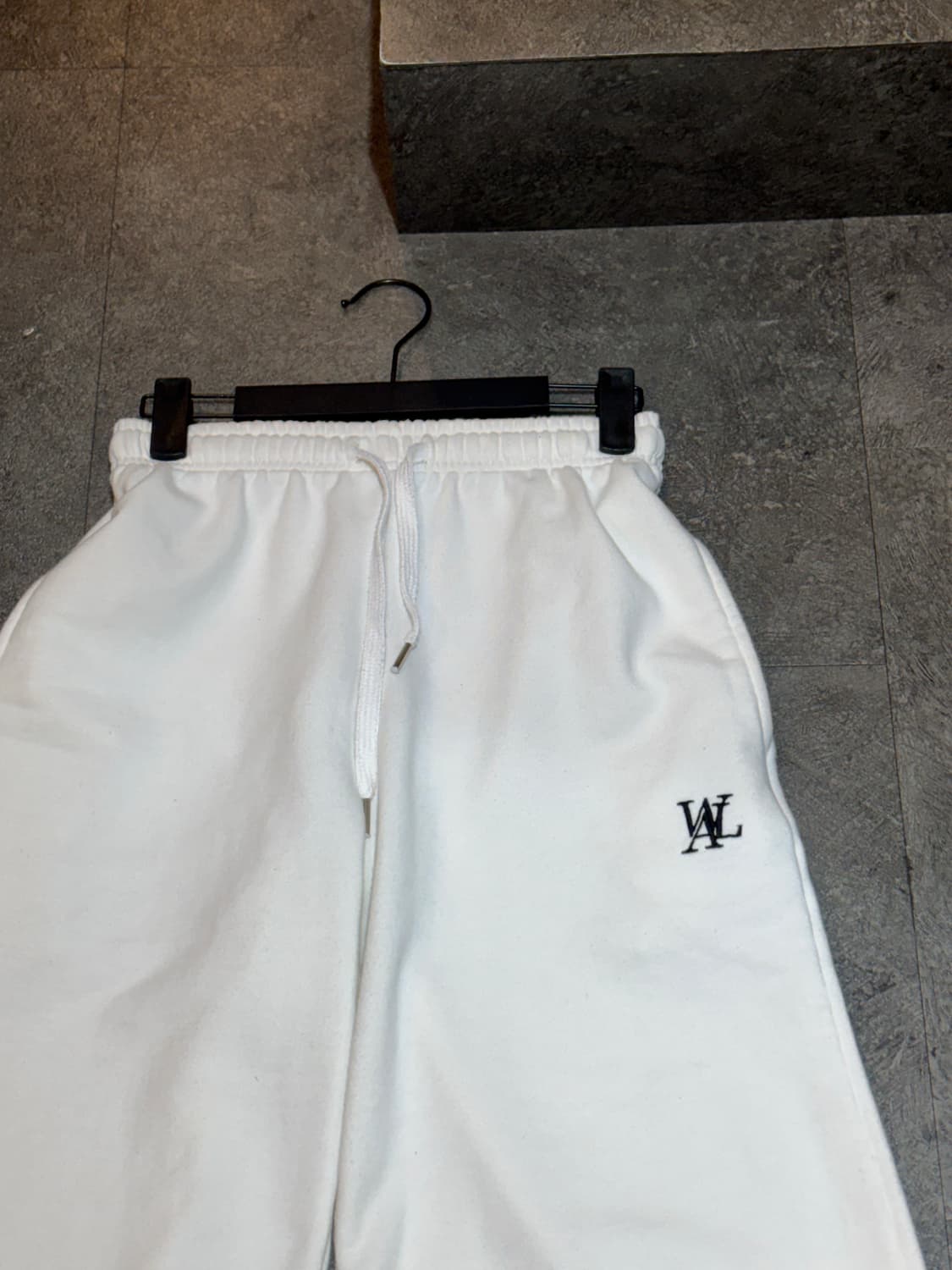 우알롱 화이트 팬츠 M 상품이미지4