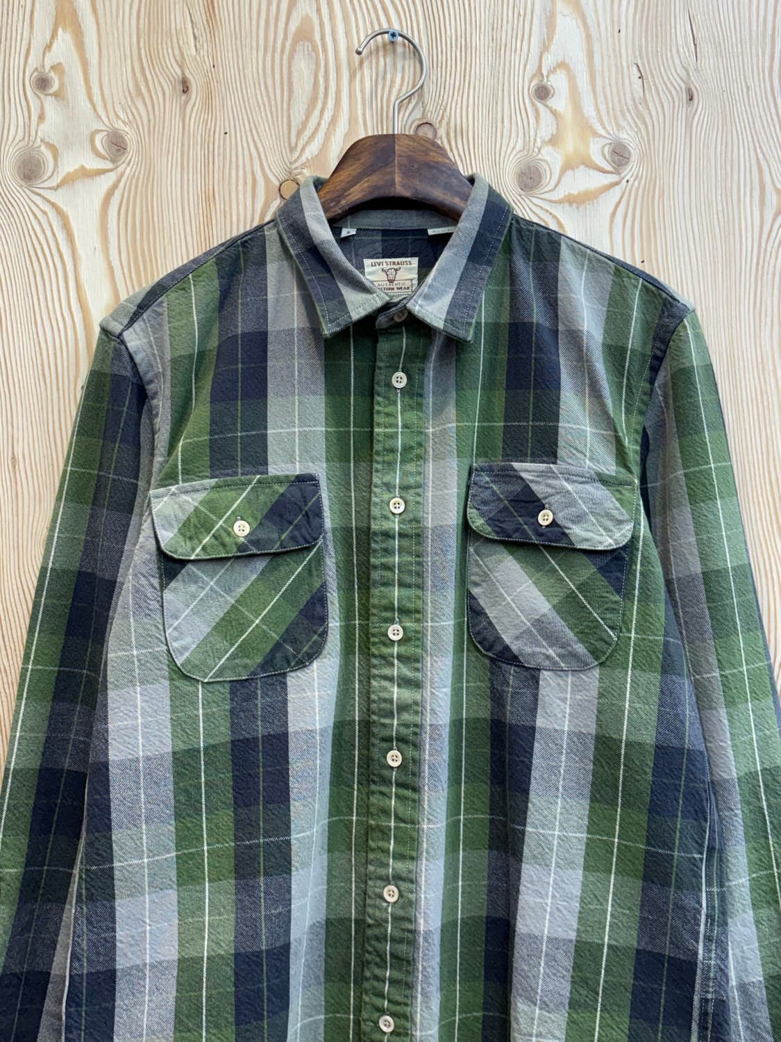 리바이스 웨스턴 체크 셔츠 상품이미지2