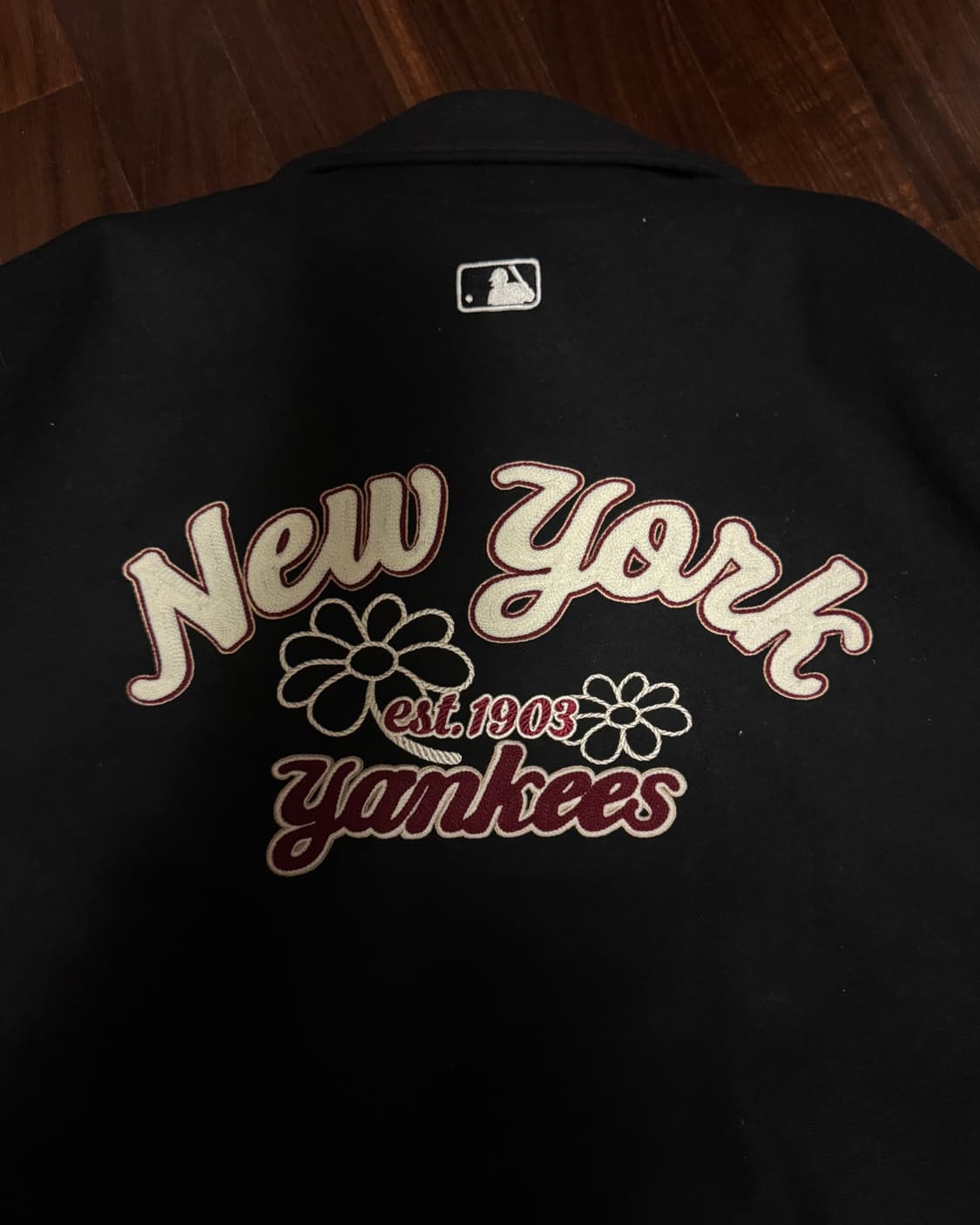 MLB 울 팝 카라 바시티자켓 NY L 상품이미지5