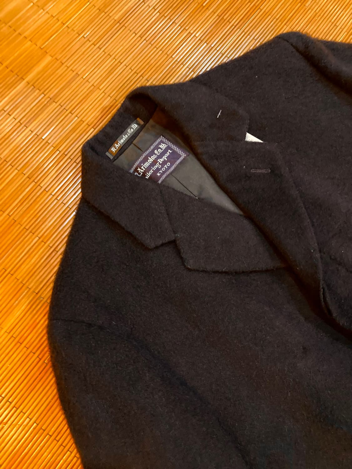 JPN vtg 싱글 캐시미어 코트 상품이미지4