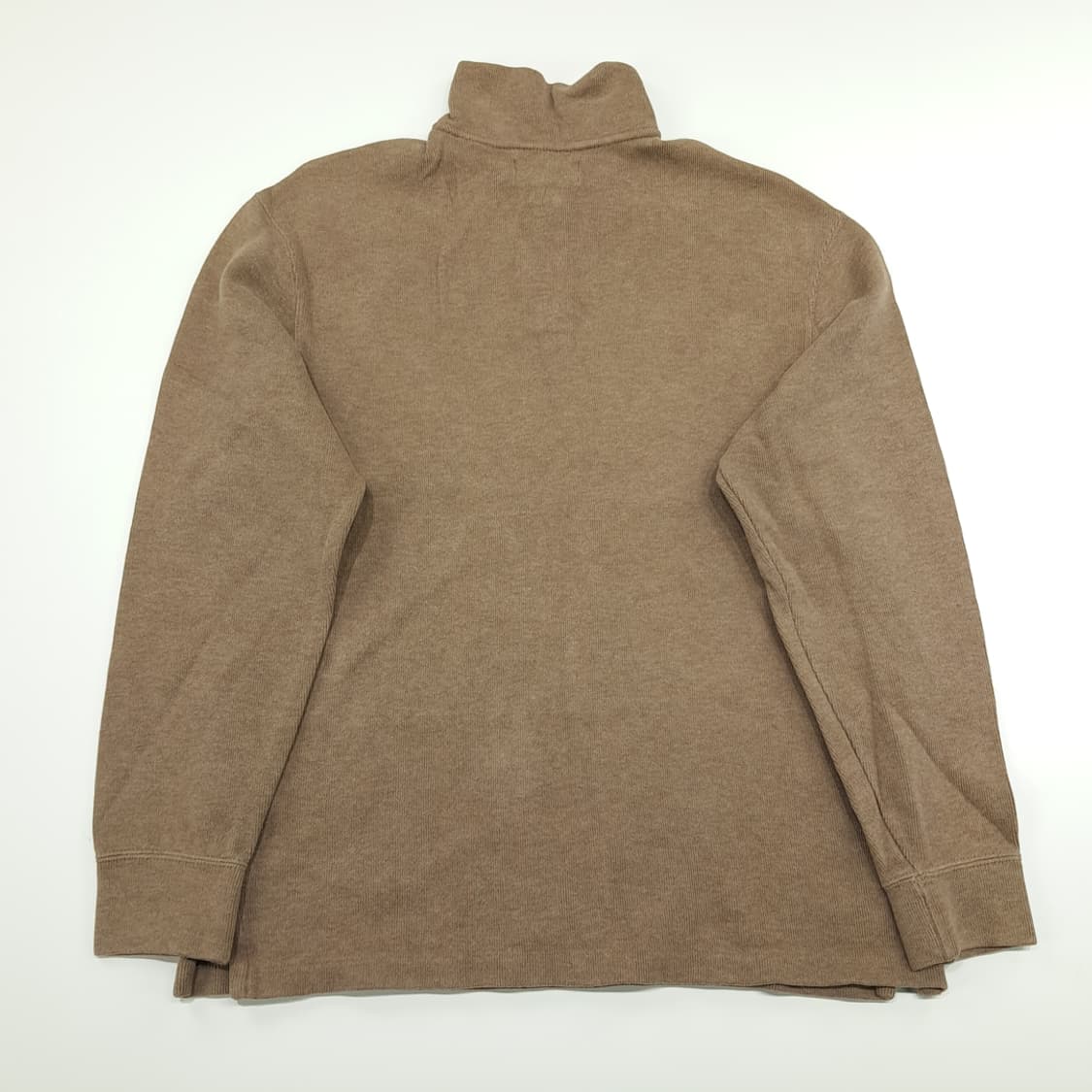 CN869 M 폴로 랄프로렌 소프트브라운 하프집업 긴팔 니트 스웨터 상품이미지7