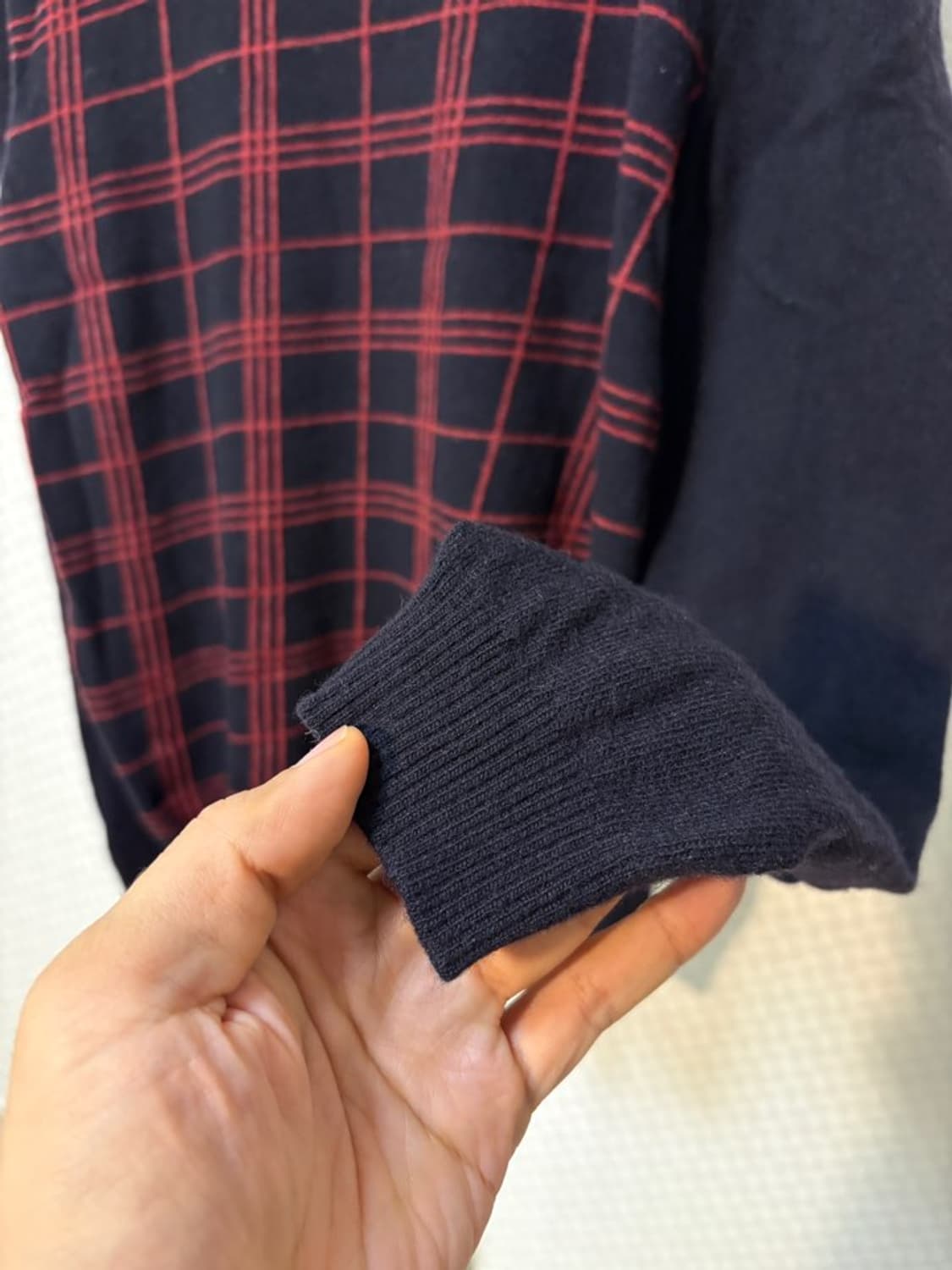 이태리 메이드 버버리 버진울 니트 상품이미지4