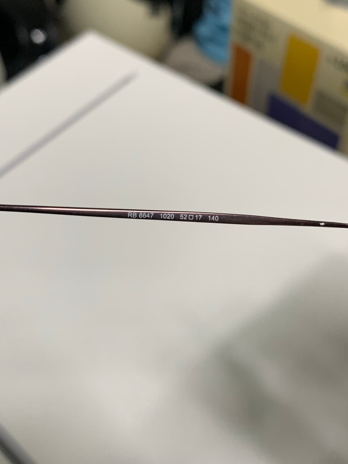 레이벤 rb8647 무태 티타늄 빈티지 안경 판매 상품이미지4