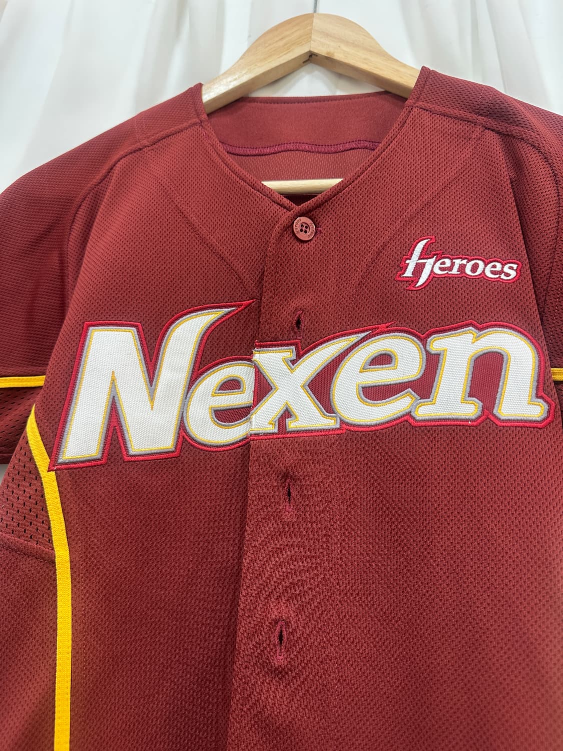 넥센 히어로즈 강정호 선수 마킹이 있는 유니폼 상품이미지2