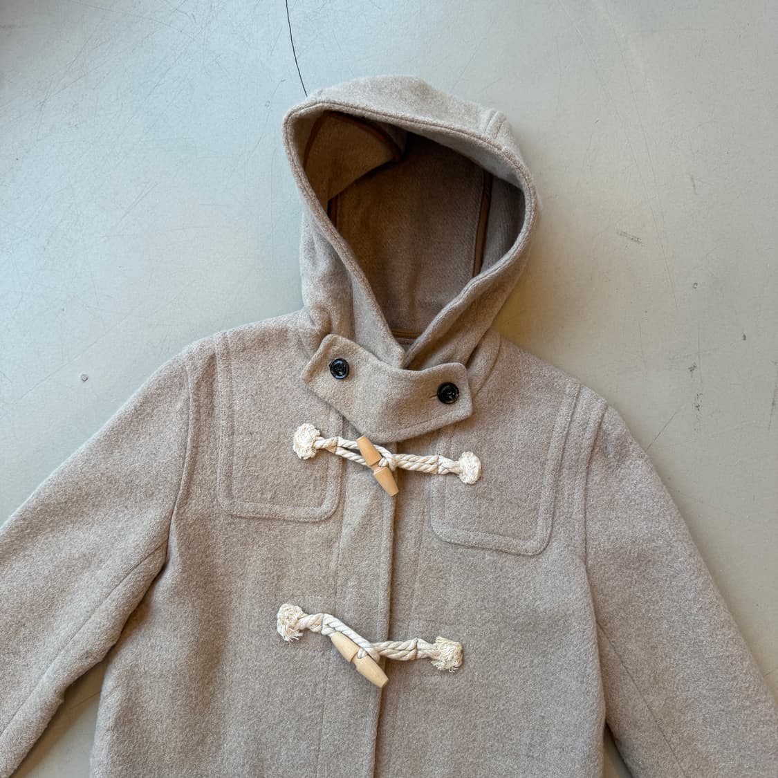 투데이 풀 울 더플 코트 상품이미지1