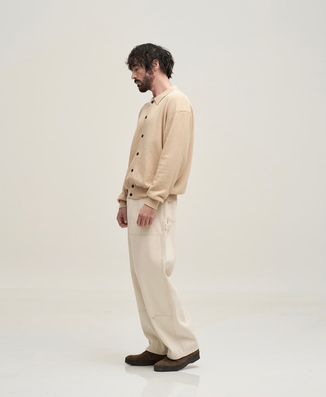 [3] 어나더오피스 카펜터 데님 워크 팬츠 ecru 상품이미지2