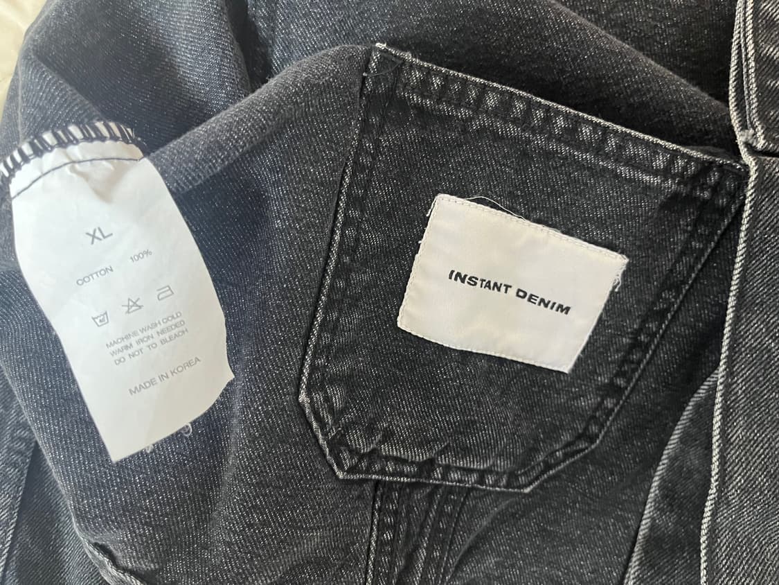 브랜디드 흑청 데님자켓 상품이미지4