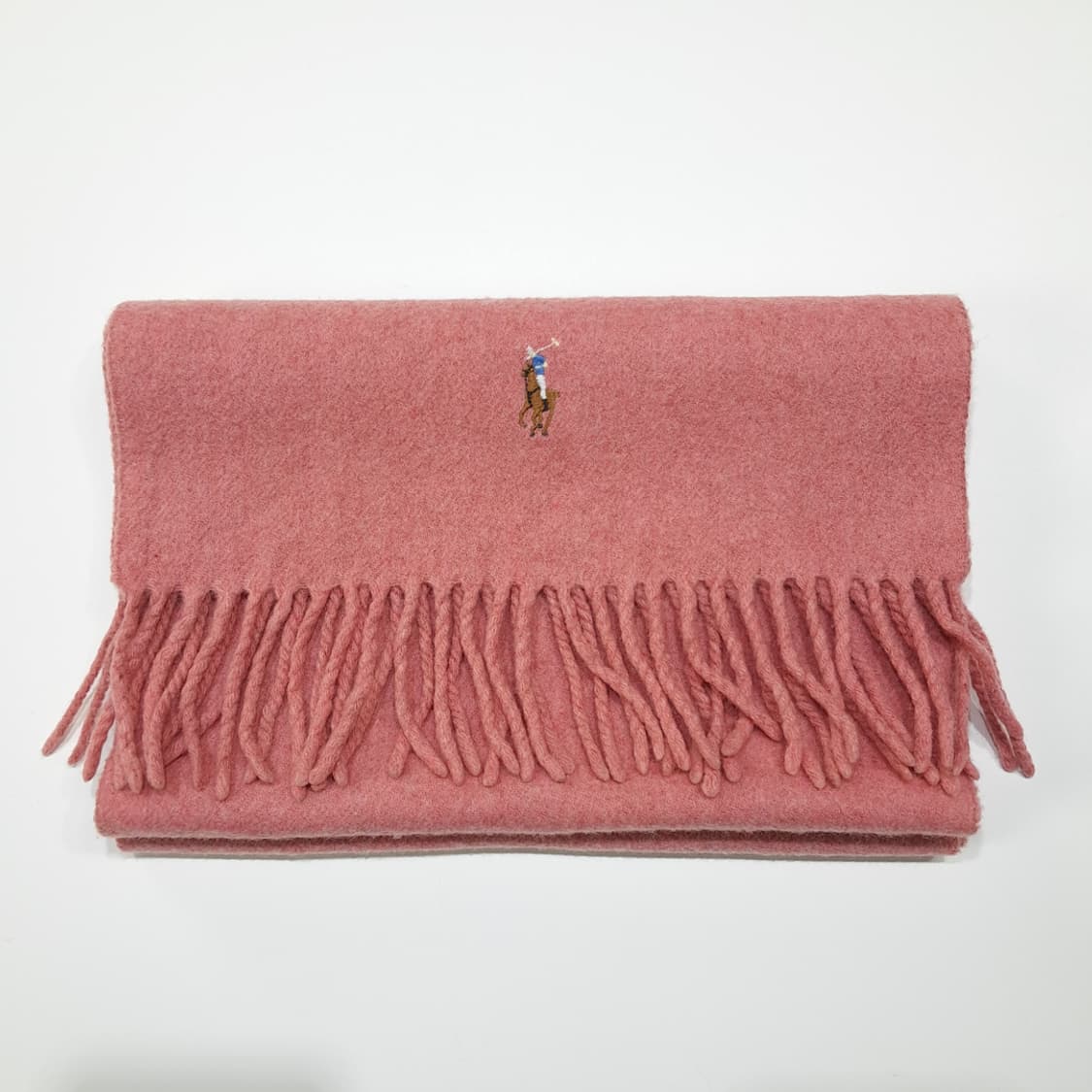 MX613 폴로 90s 이태리판 램스울 멀티포니 핑크 머플러 목도리 상품이미지7