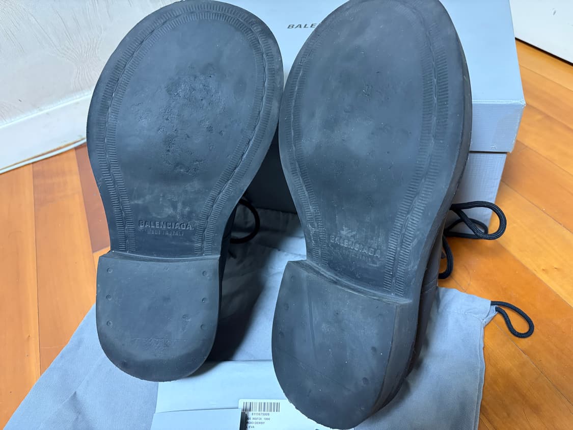 (41) 발렌시아가 스테로이드 더비 블랙 상품이미지5