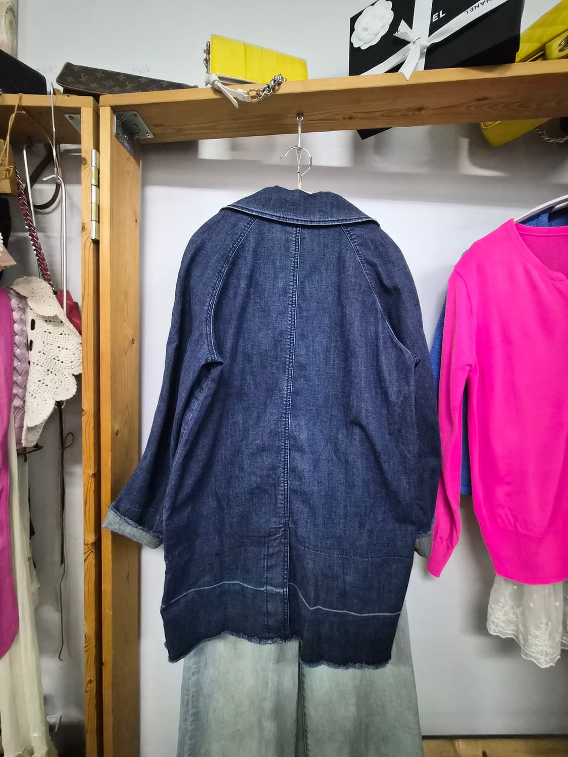 베네통 스판 데님 자켓 상품이미지7