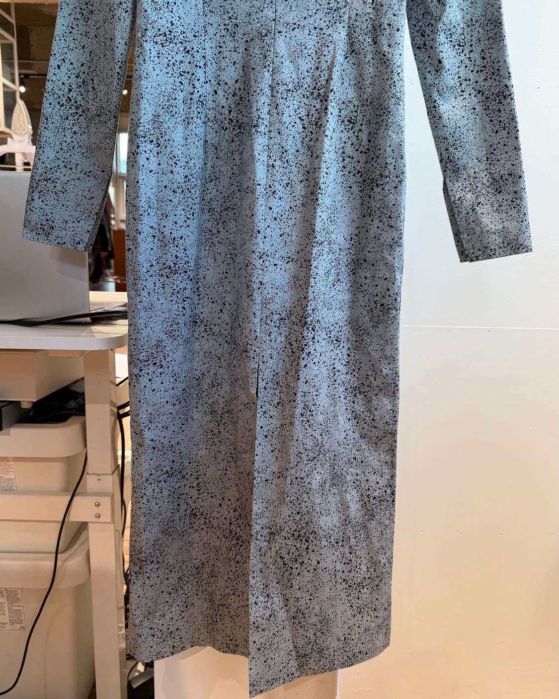 한킴 블루 패턴 롱원피스  상품이미지7