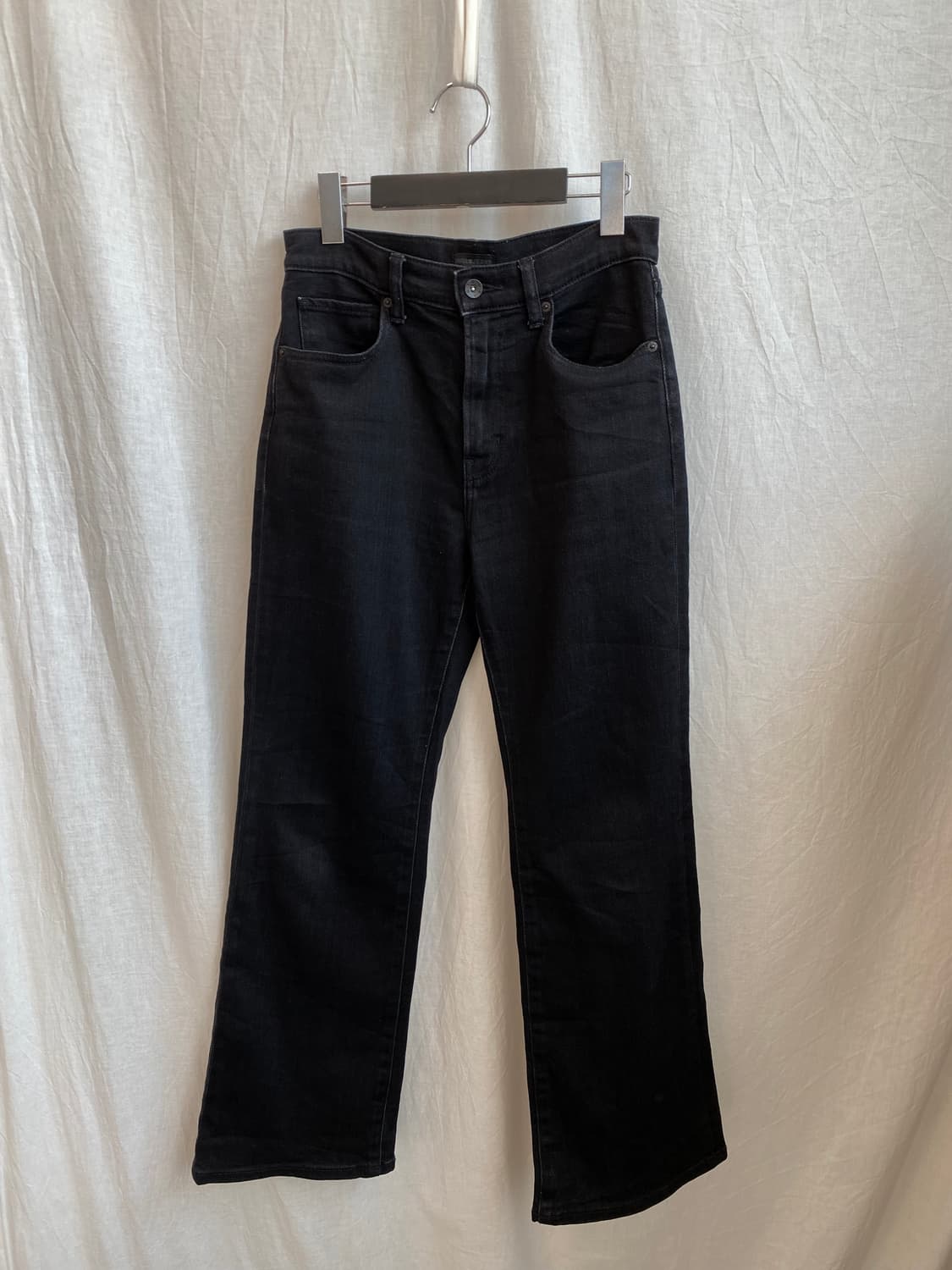 UNIQLO 블랙 데님팬츠(25-26) 상품이미지1