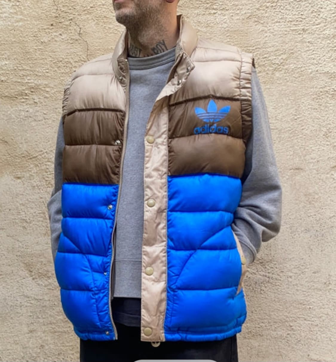 새상품급)아디다스 오리지널 패딩조끼 AC 베스트 (O57764) 사이즈L 상품이미지1