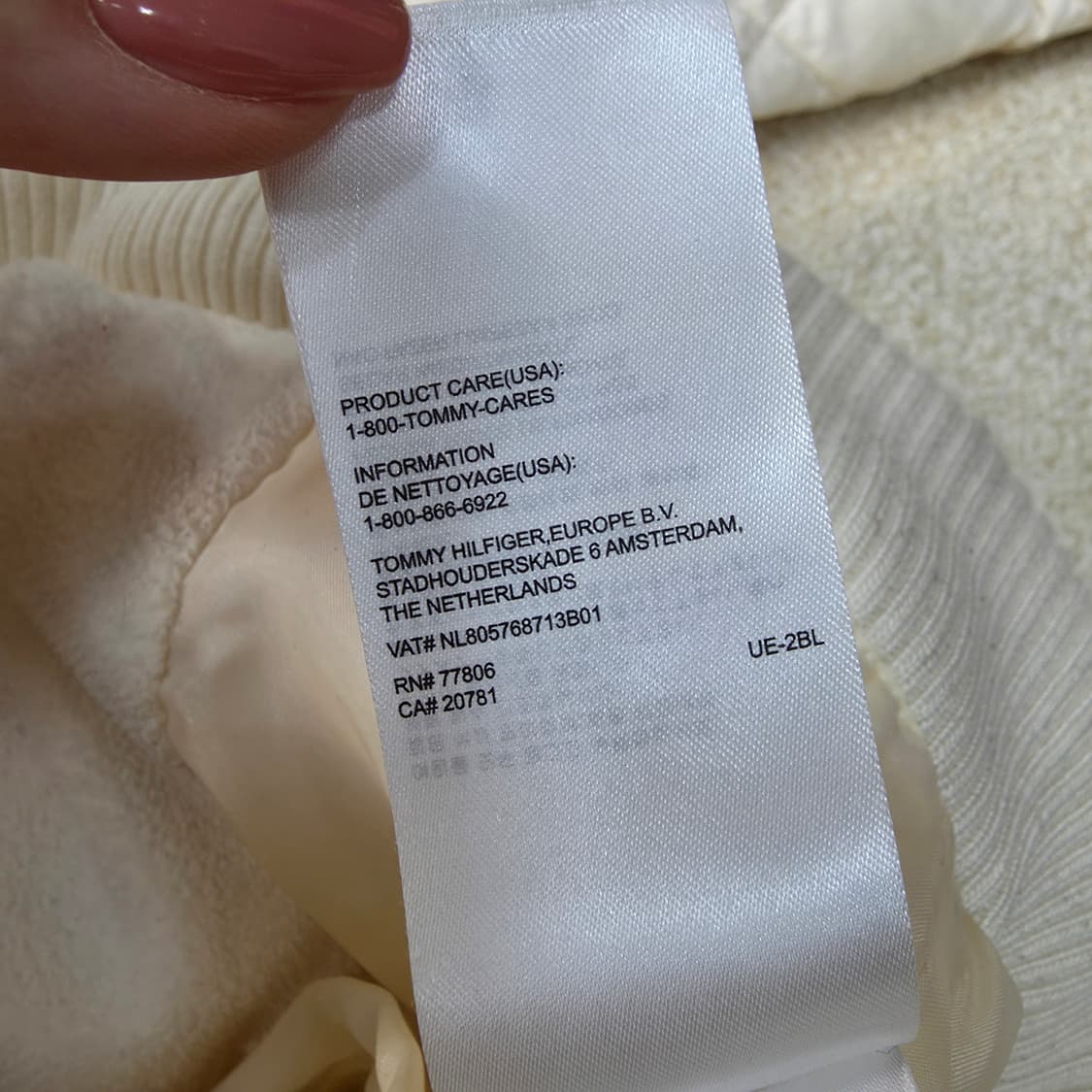 [XS] 타미힐피거 여성 퀄팅 경량 패딩 점퍼 1215J1 상품이미지6