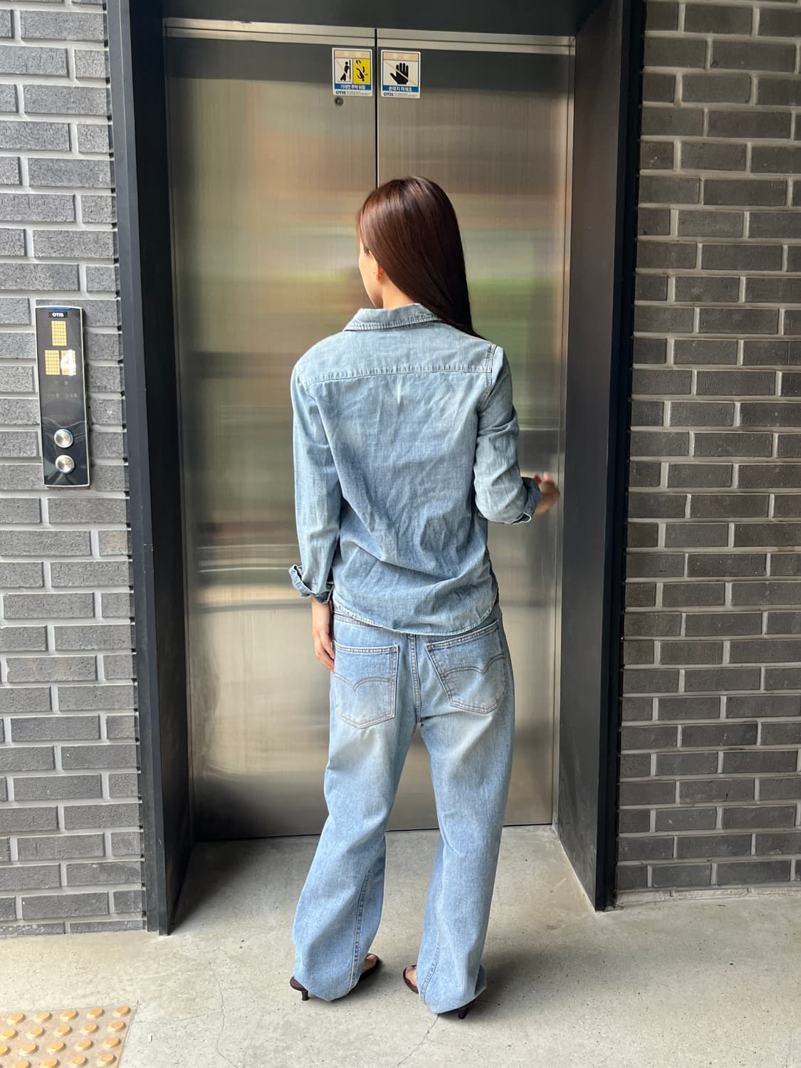 Hysteric Glamour 히스테릭글래머 데님 셔츠 상품이미지7
