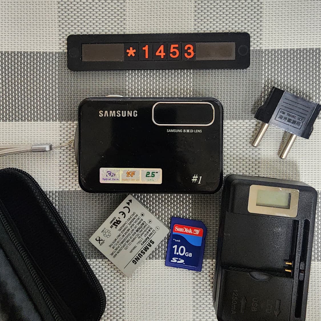 삼성 #1 블랙바디 디지털카메라 파우치포함 상품이미지1