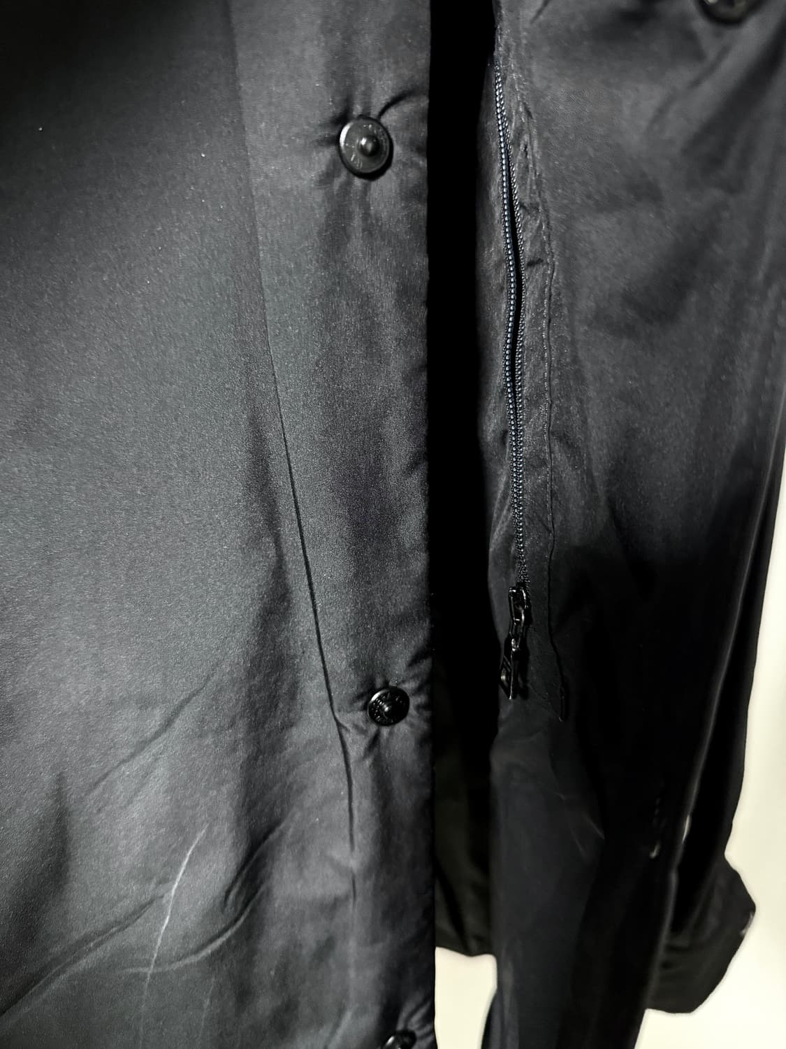 프라다 03Fw 밀리터리 나일론 스냅 패딩 셔츠 상품이미지6