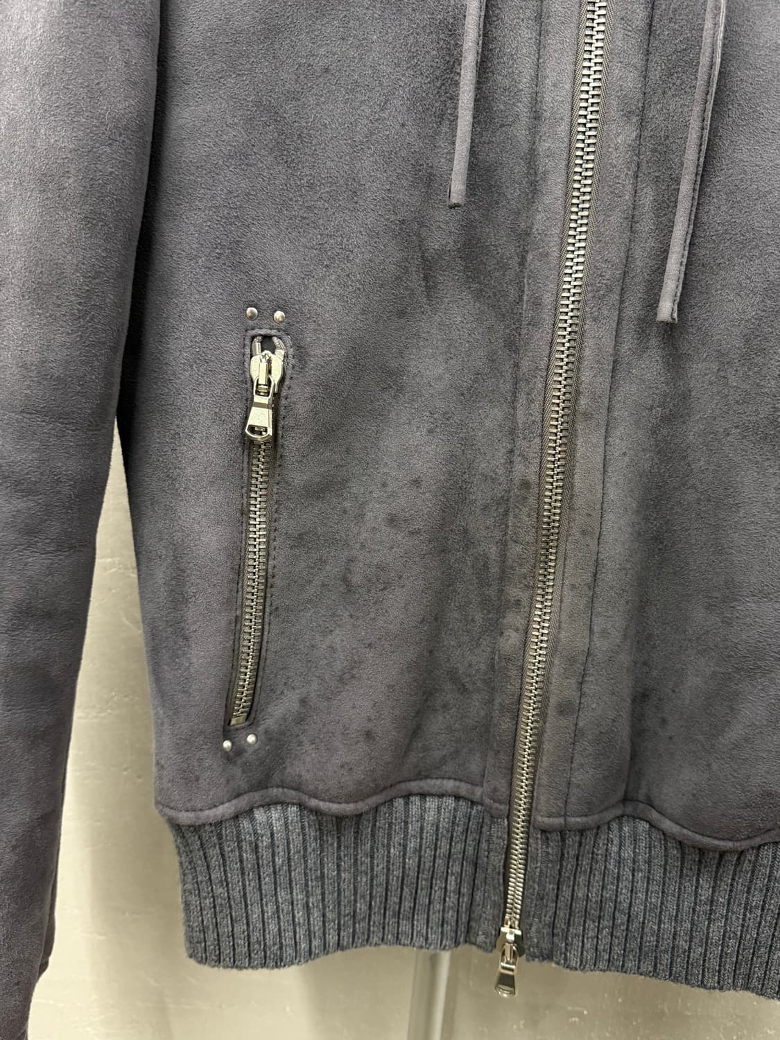 Eleventy 일레븐티 리얼레더 무스탕 후드집업 48 상품이미지4