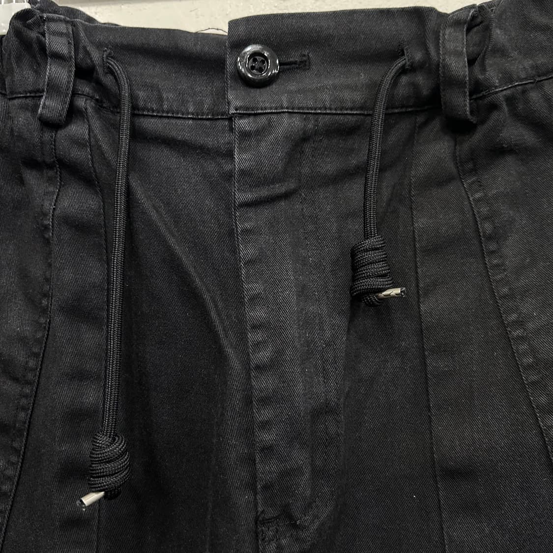 백밴딩 스트링 절개 코튼 벌룬팬츠 상품이미지3