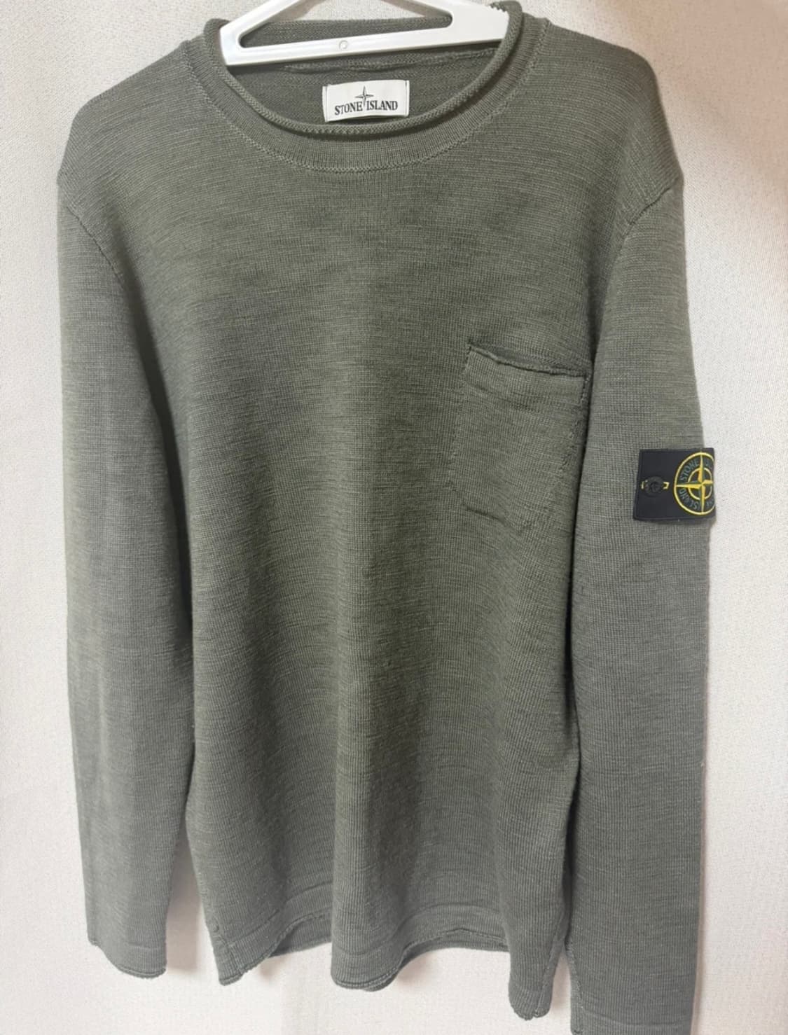 정품) 스톤아일랜드 포켓 니트 상품이미지1
