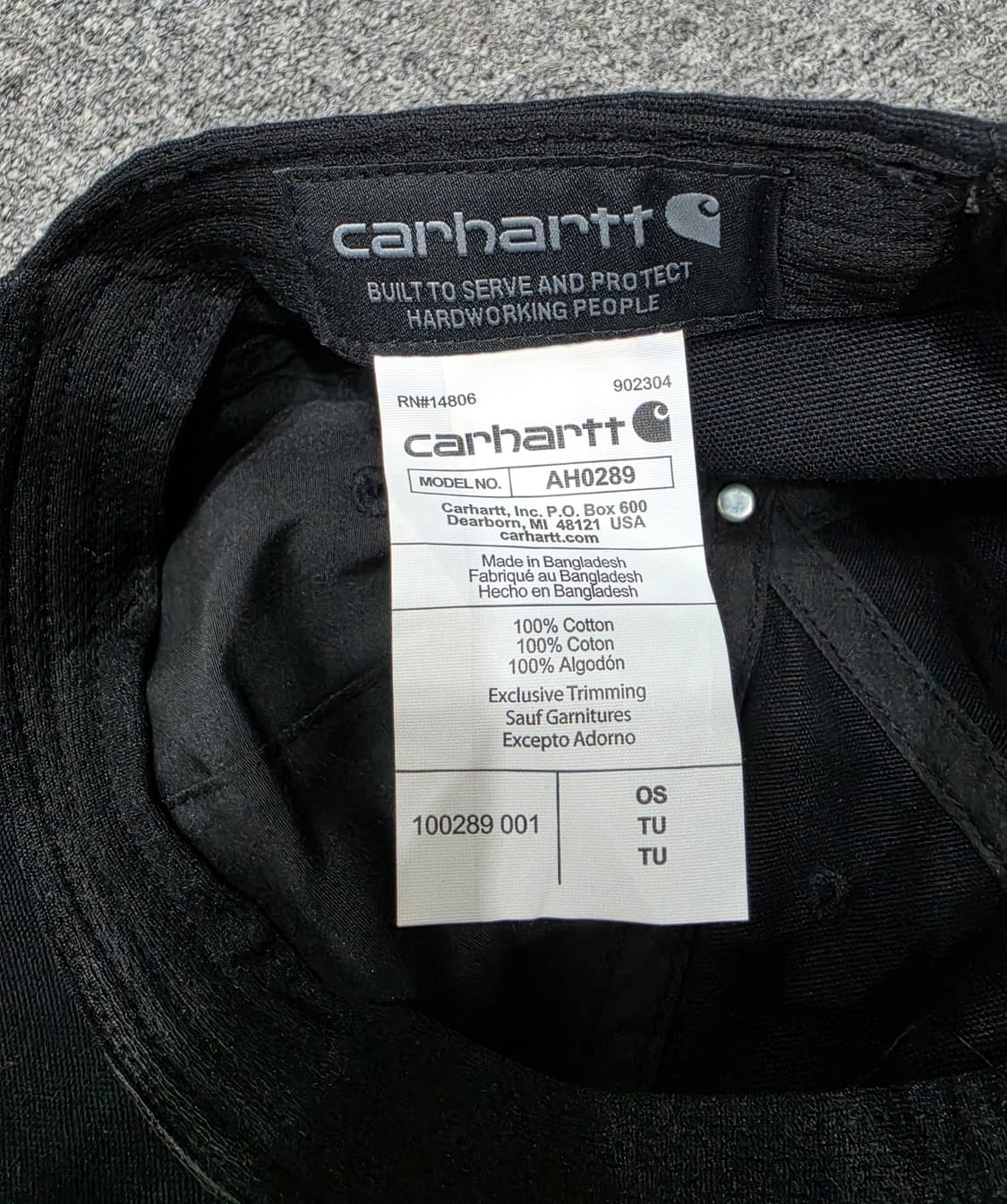 칼하트 오데사 볼캡 모자 상품이미지8