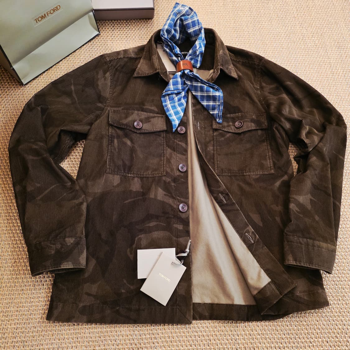 RRL 더블알엘 통가죽 반다나 슬라이더 스카프 머플러 홀더 상품이미지10