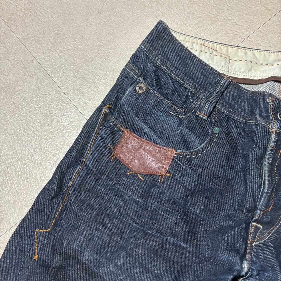 리바이스 쿠퍼 스티치 데미지 부츠컷 데님 팬츠 상품이미지7