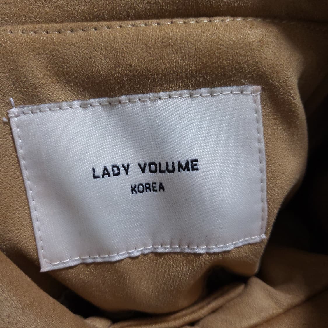 레이디볼륨 스웨이드 자켓 F 0310 뽀샤샤 상품이미지6