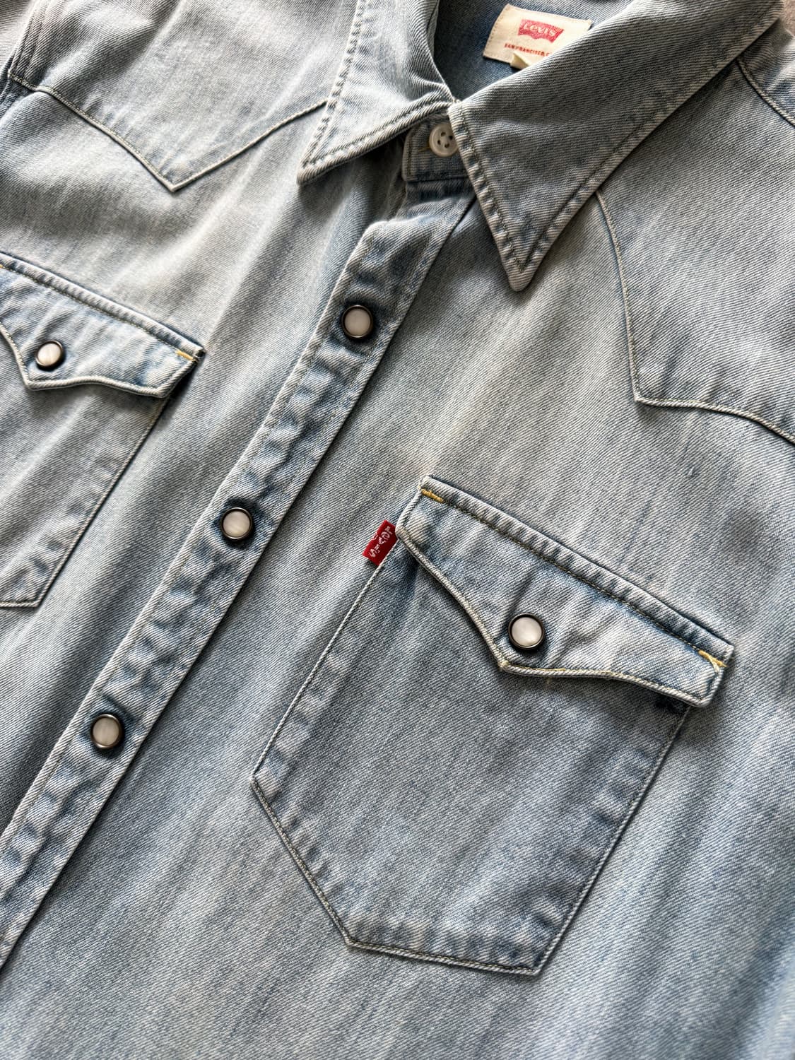  Vintage Levi's Western Denim Shirt  Con 상품이미지4