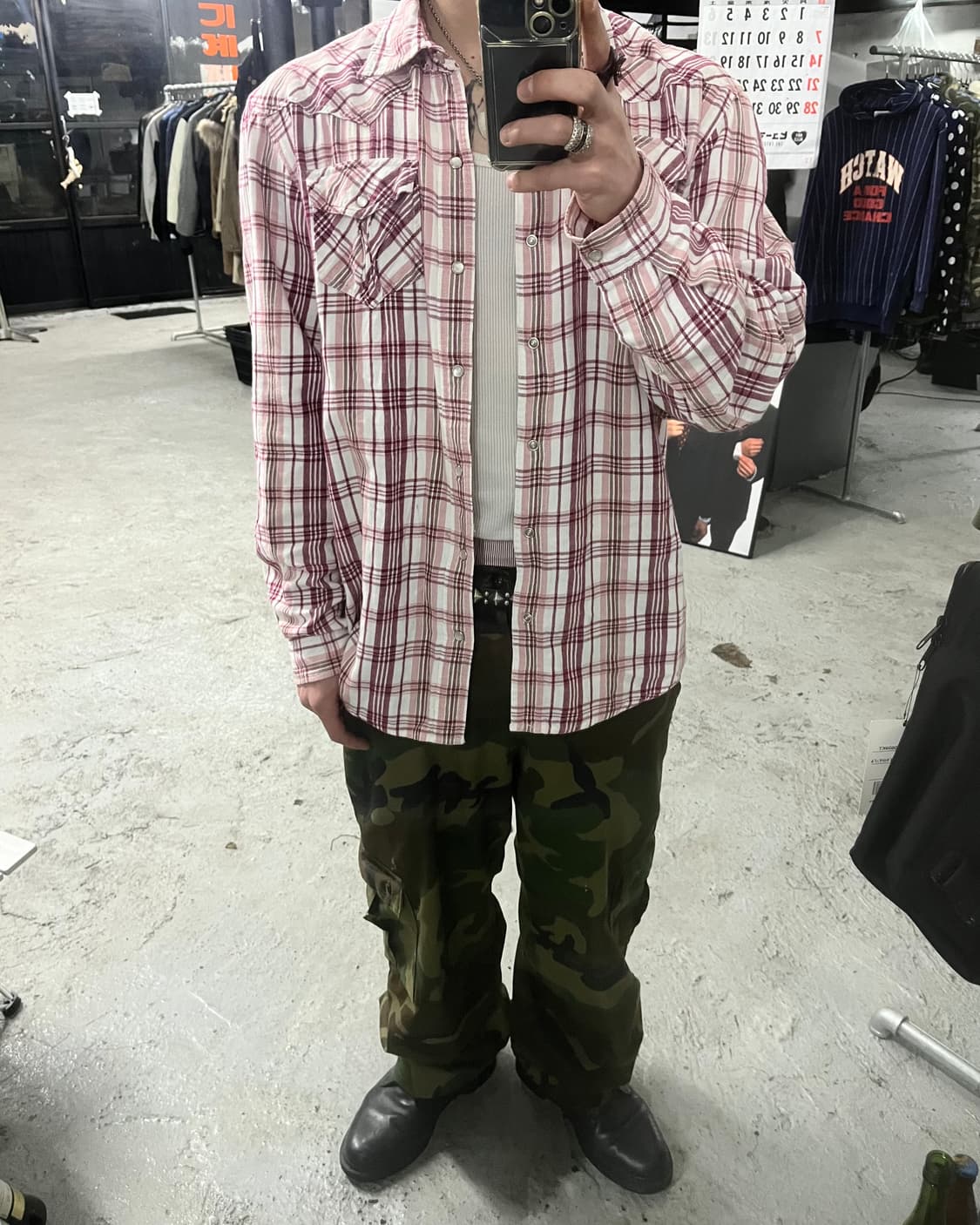 vtg western shirt 상품이미지1