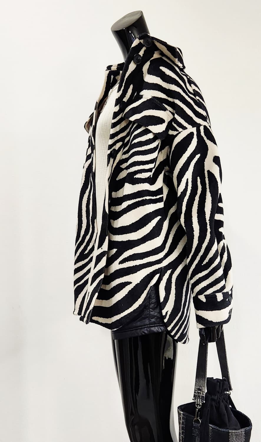 지브라 셔츠형 자켓  상품이미지1