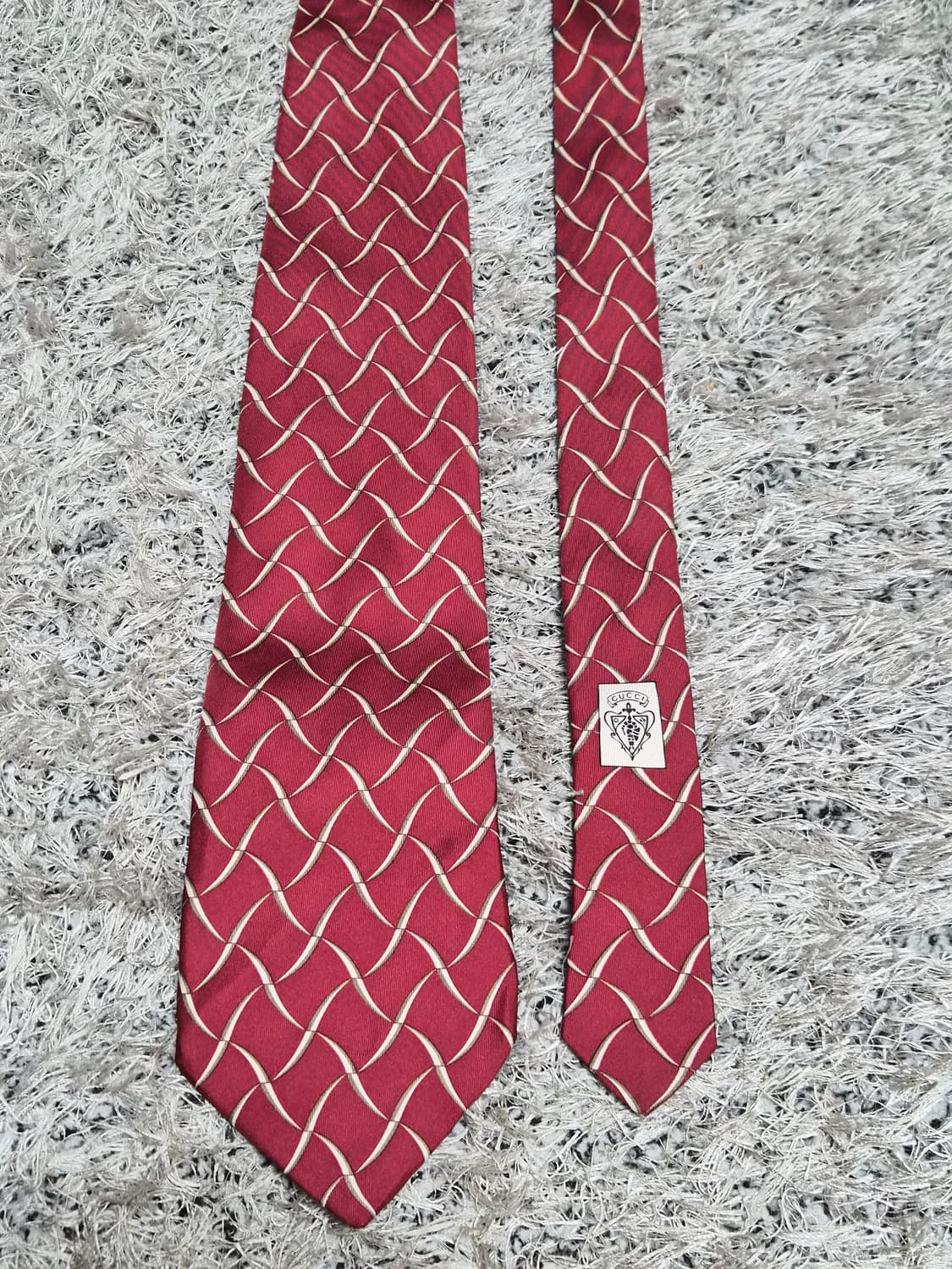 구찌GUCCI 패턴 넥타이 Free - N24 상품이미지3
