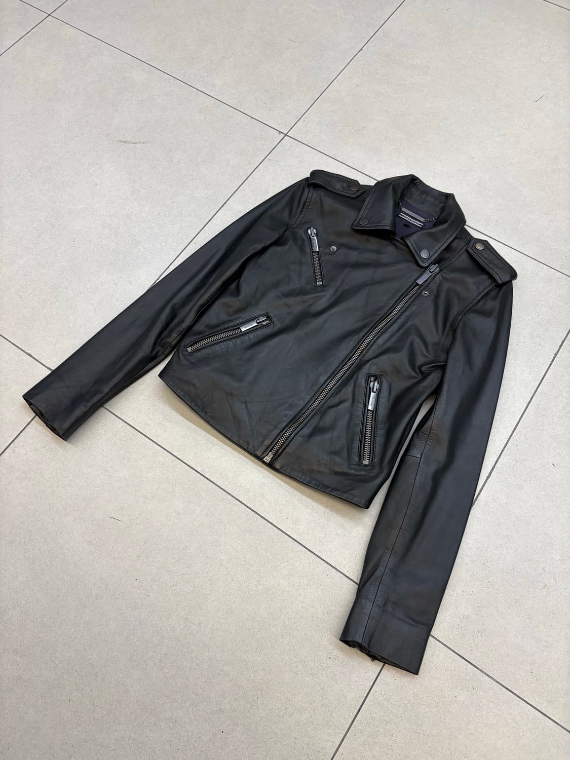 타미힐피거 램스킨 레더자켓 상품이미지5