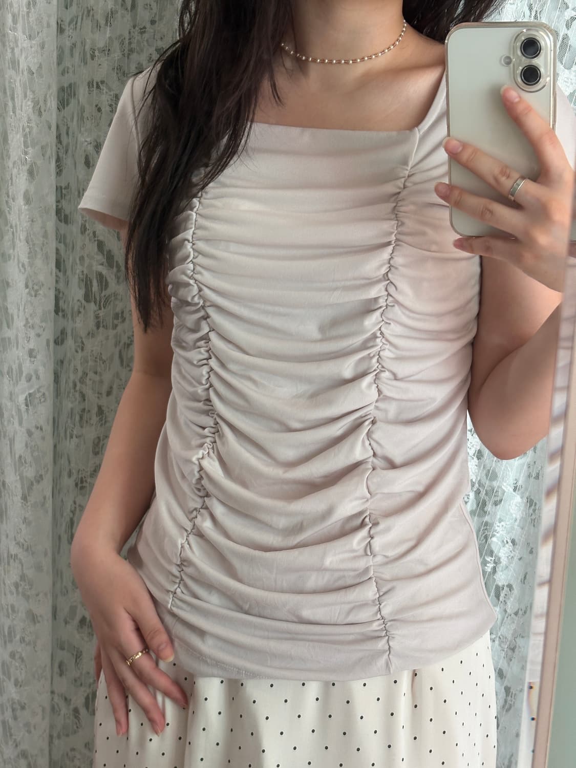 Shirring top 상품이미지6