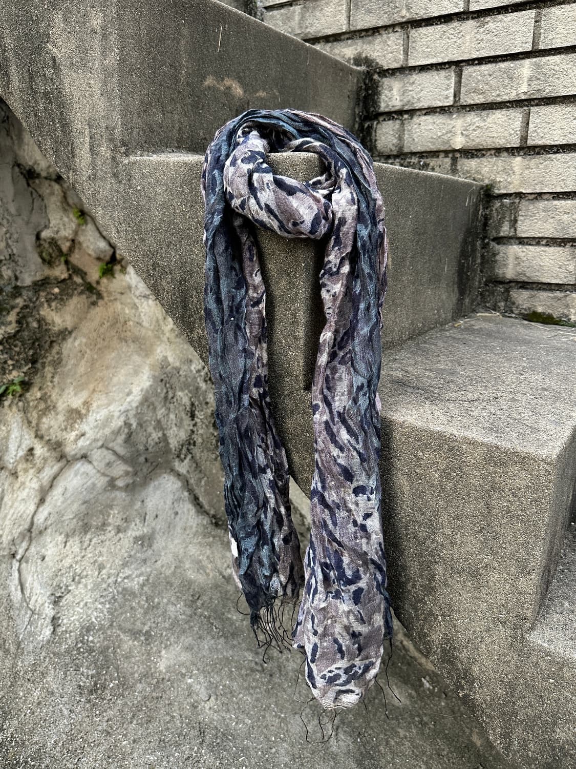 Vintage brown leopard scarf 상품이미지2