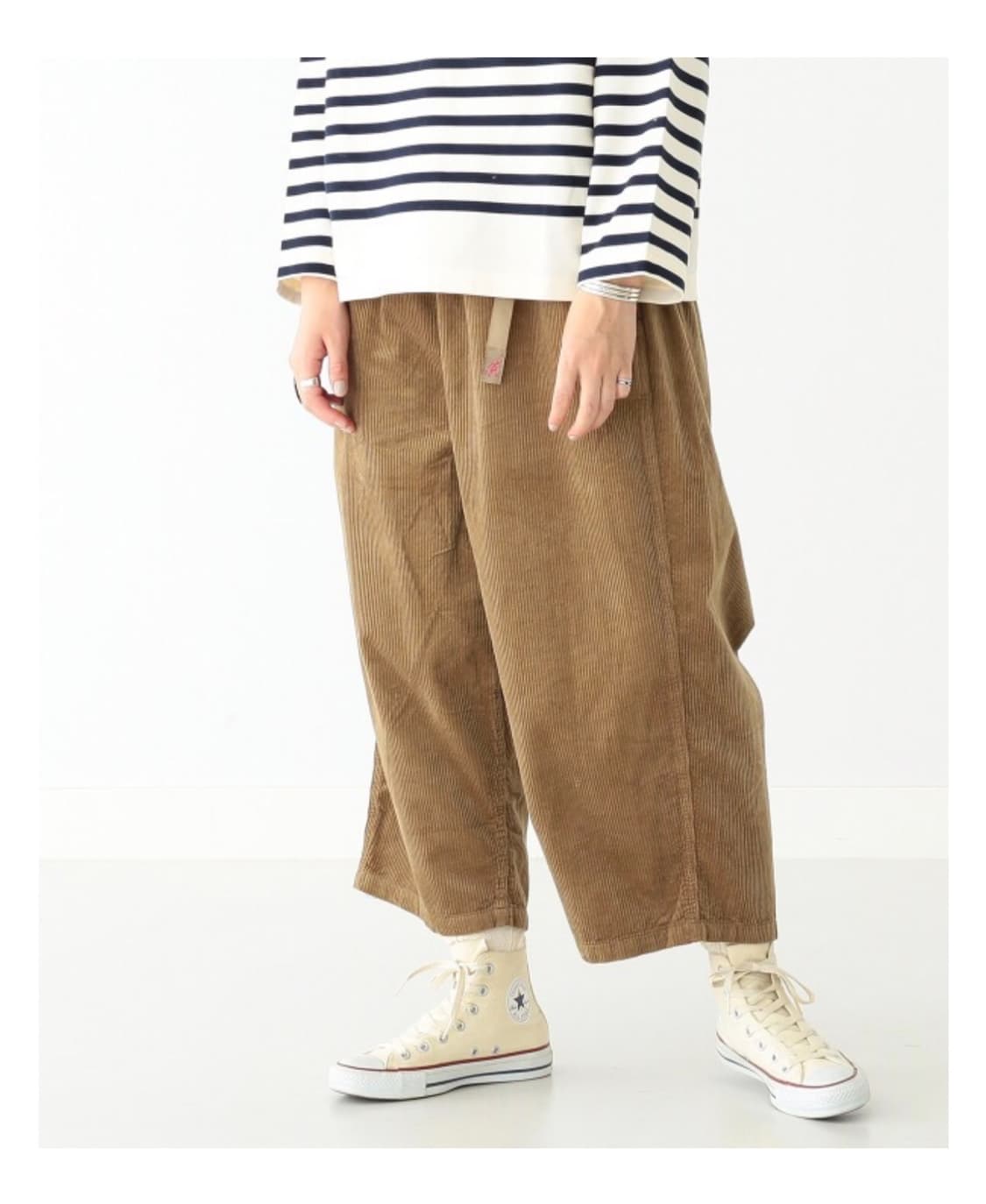 그라미치 코듀로이 벌룬 팬츠 - 카멜 상품이미지1