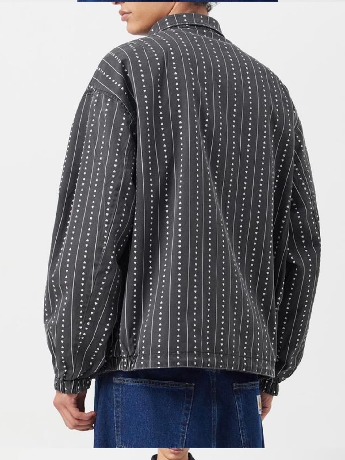 칼하트 WIP 허드슨 리버시블 자켓 블랙 스톤 워시드 상품이미지6