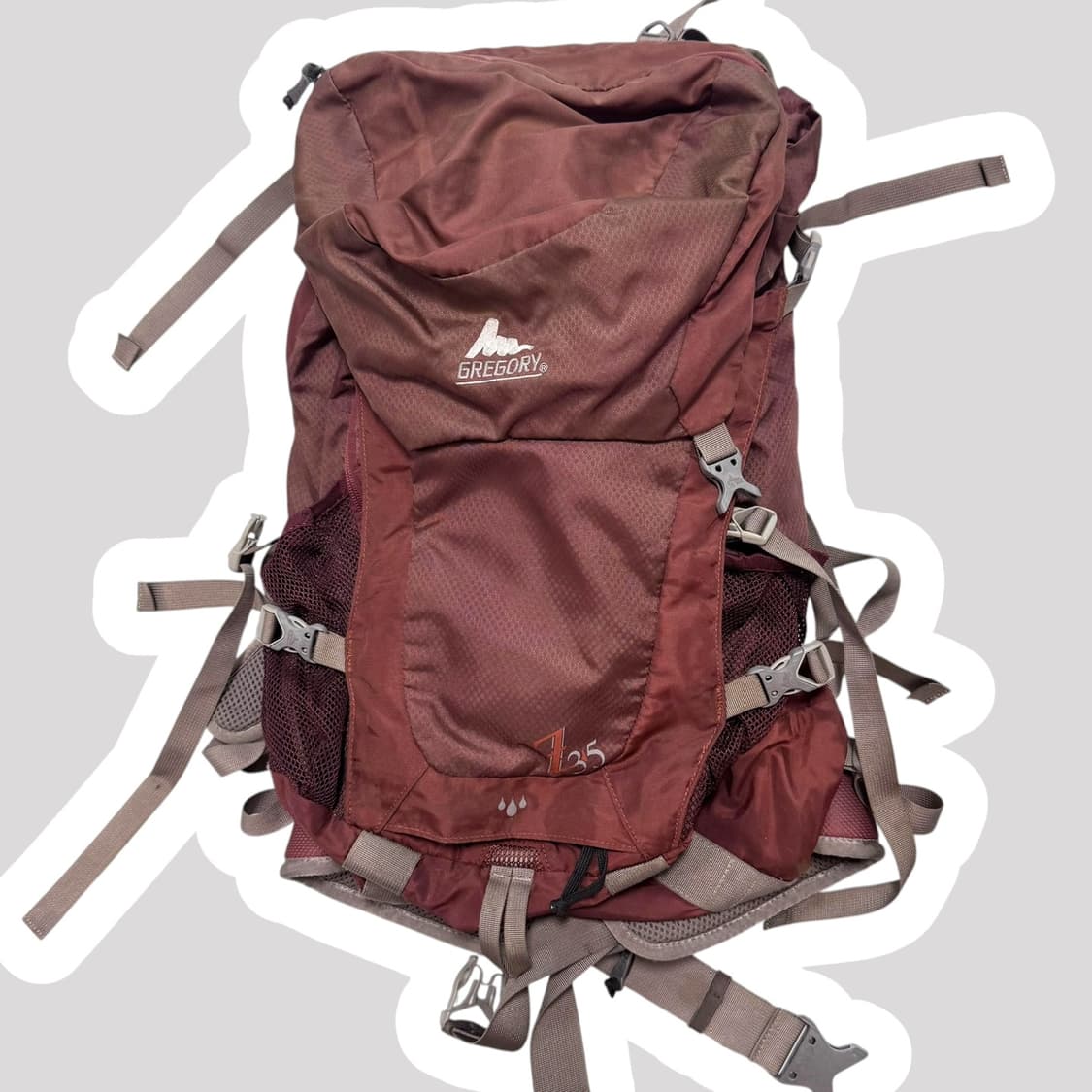 그레고리 구로고 제트스트림 z35 브라운 고프코어 백팩 상품이미지1