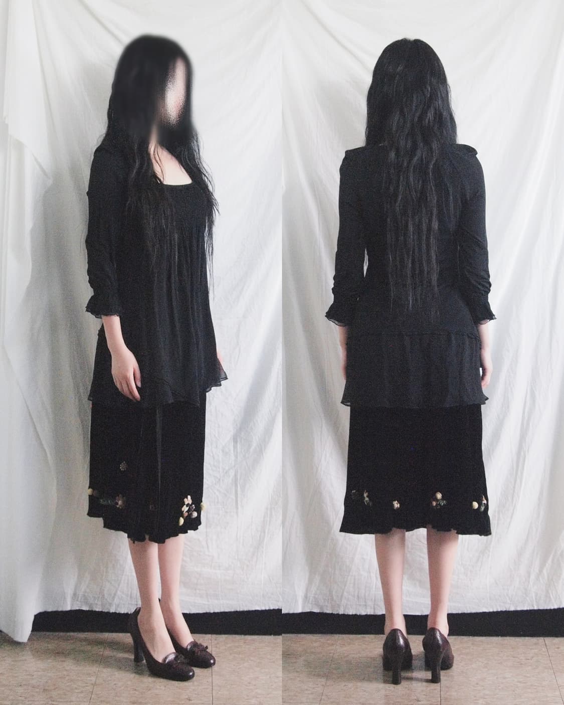 저스트 카발리 튜닉 드레이프 탑 상품이미지4