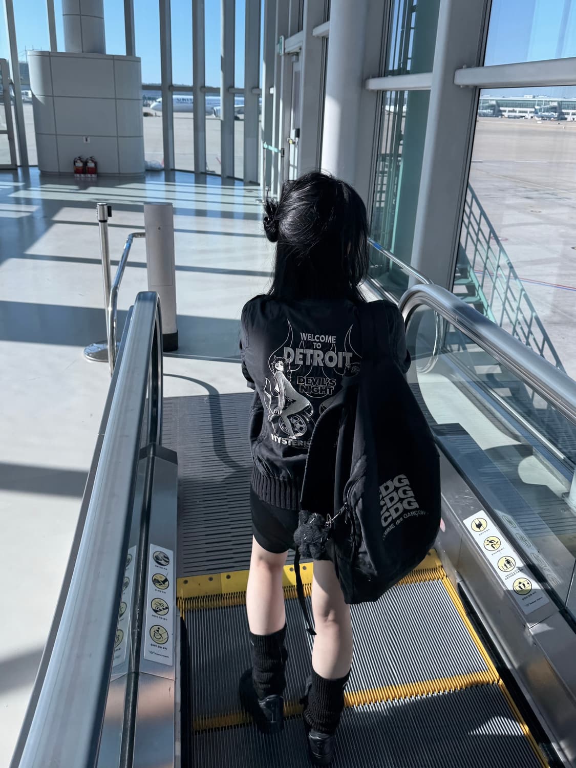 (무배) 히스테릭 글래머스 데빌 나이크 자켓 블랙 상품이미지2