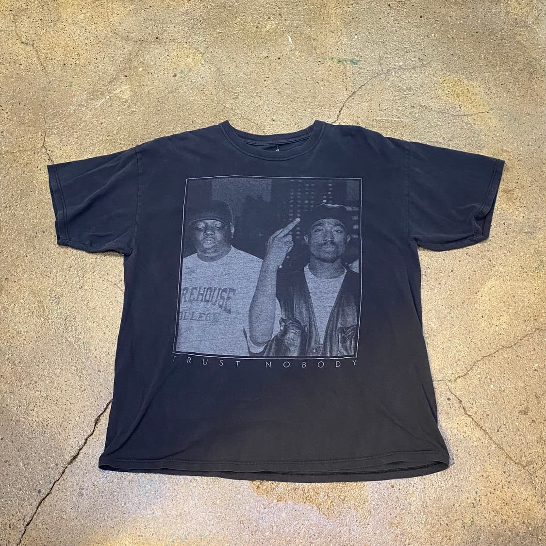 레어) 미국 빈티지 비기투팍 프린팅 힙합티셔츠 반팔티 상품이미지1