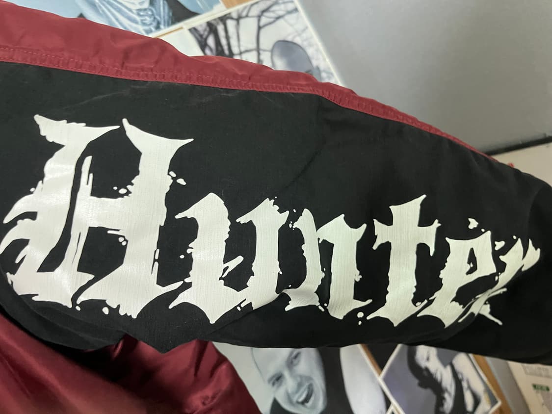 슈프림 X 바운티 헌터 ma-1 자켓 버건디 상품이미지9