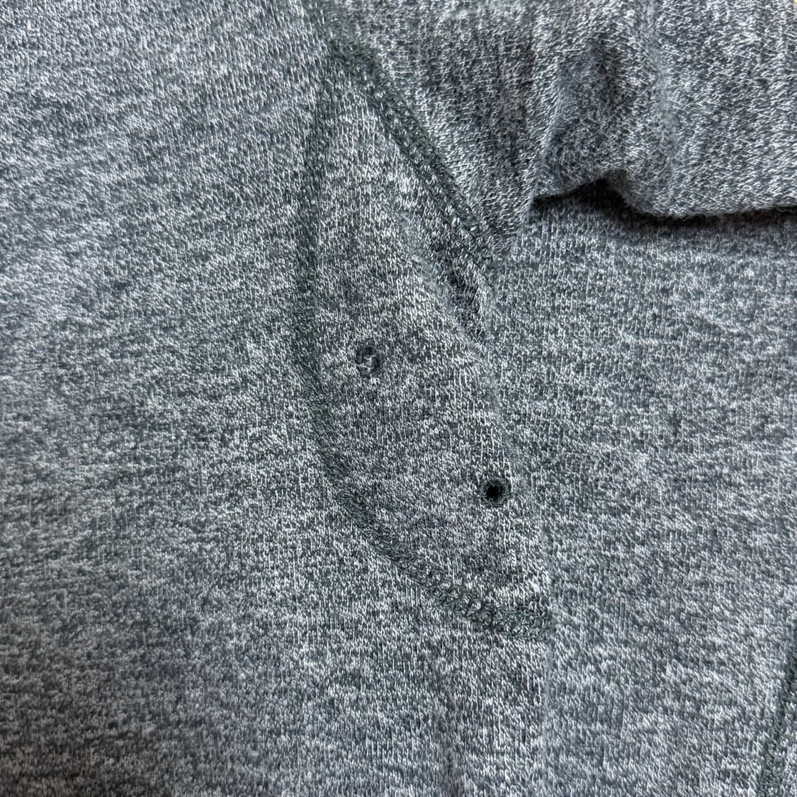 아비렉스 차콜 스웻 맨투맨(거셋, 절개 디테일) 상품이미지8