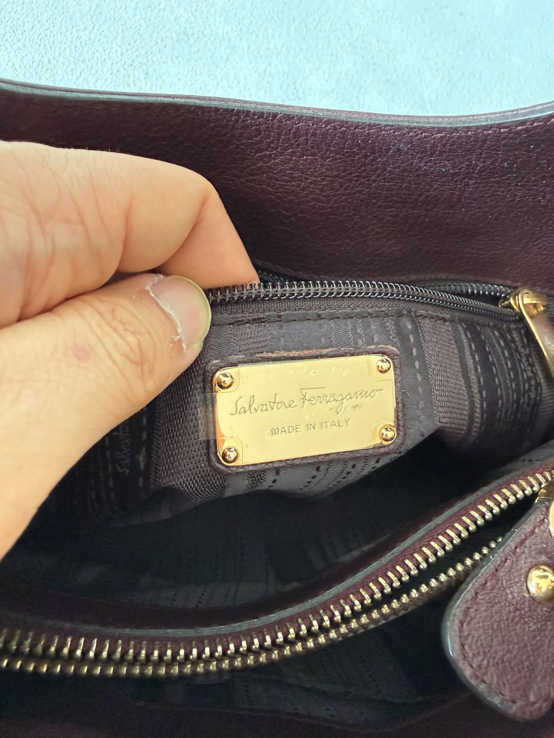 살바토레 페라가모(Salvatore Ferragamo) 레더 체인 숄더백 상품이미지9