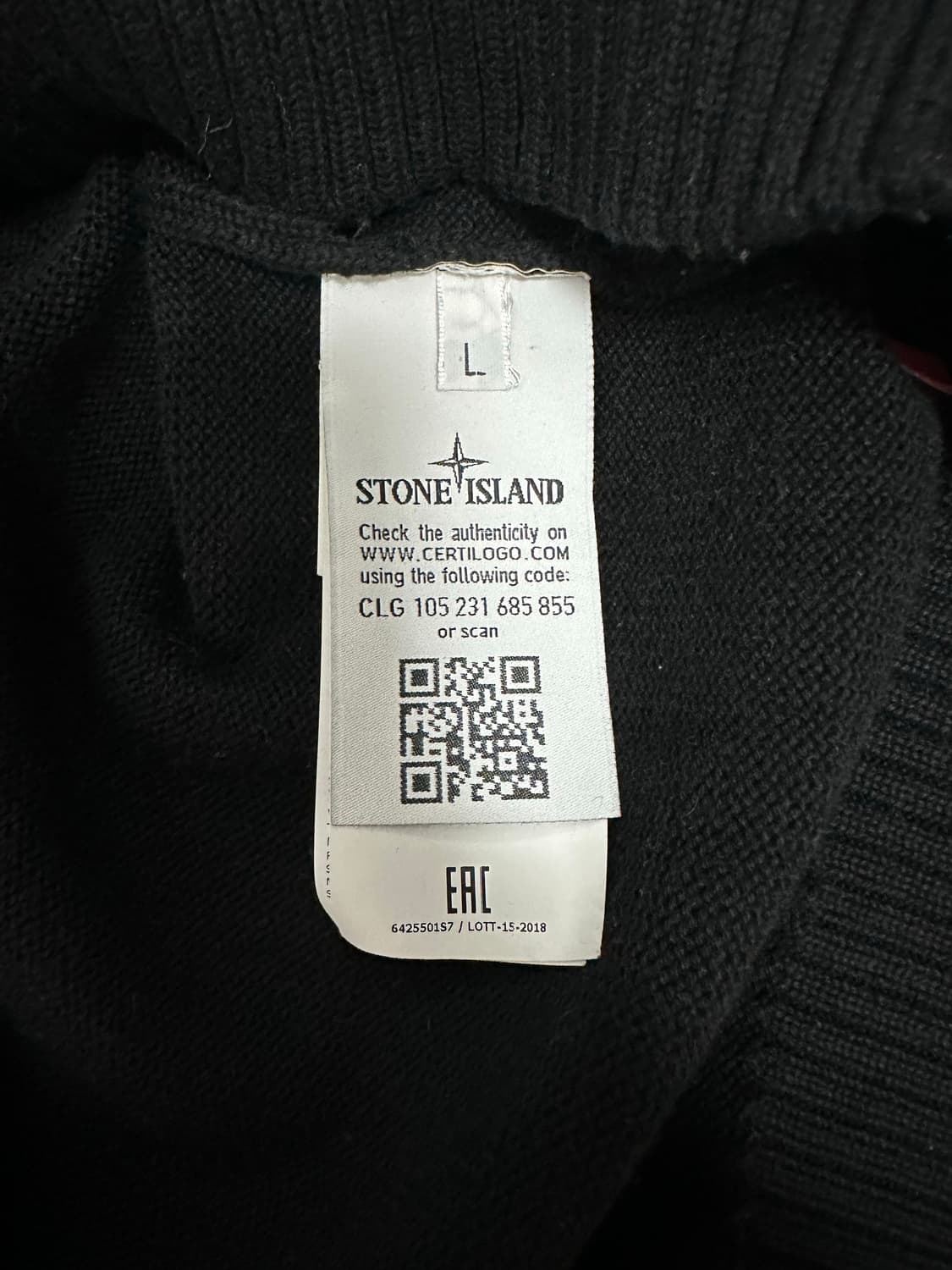 [네고 가능]슈프림 스톤아일랜드 콜라보 니트 L 상품이미지6