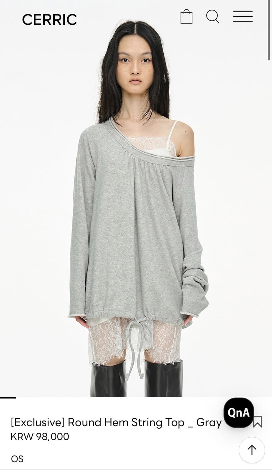 세릭 헤어리 스트팅탑 상품이미지1