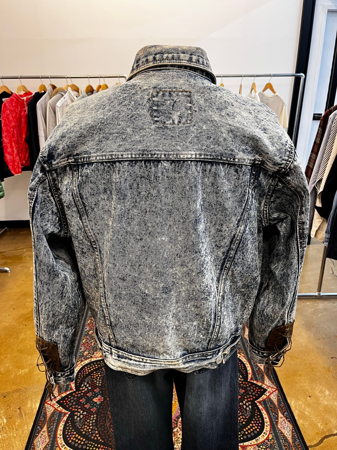 BOBSON 스웨이드 패널 데님 자켓 상품이미지5